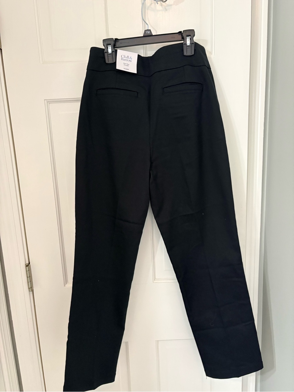 croft & barrow Black Straight-Leg Ponte Pants - Picture 2 of 4